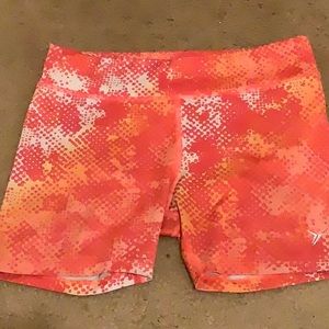 Orange cheer spandex